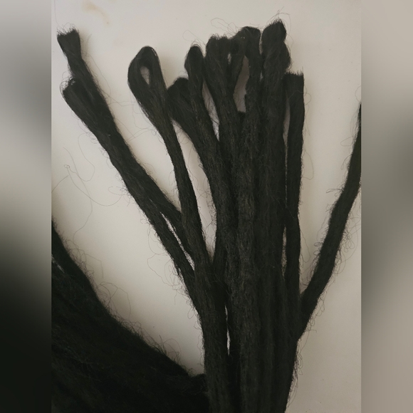 Aosome Dreadlock Extensions 20 inch Black - Picture 3 of 5
